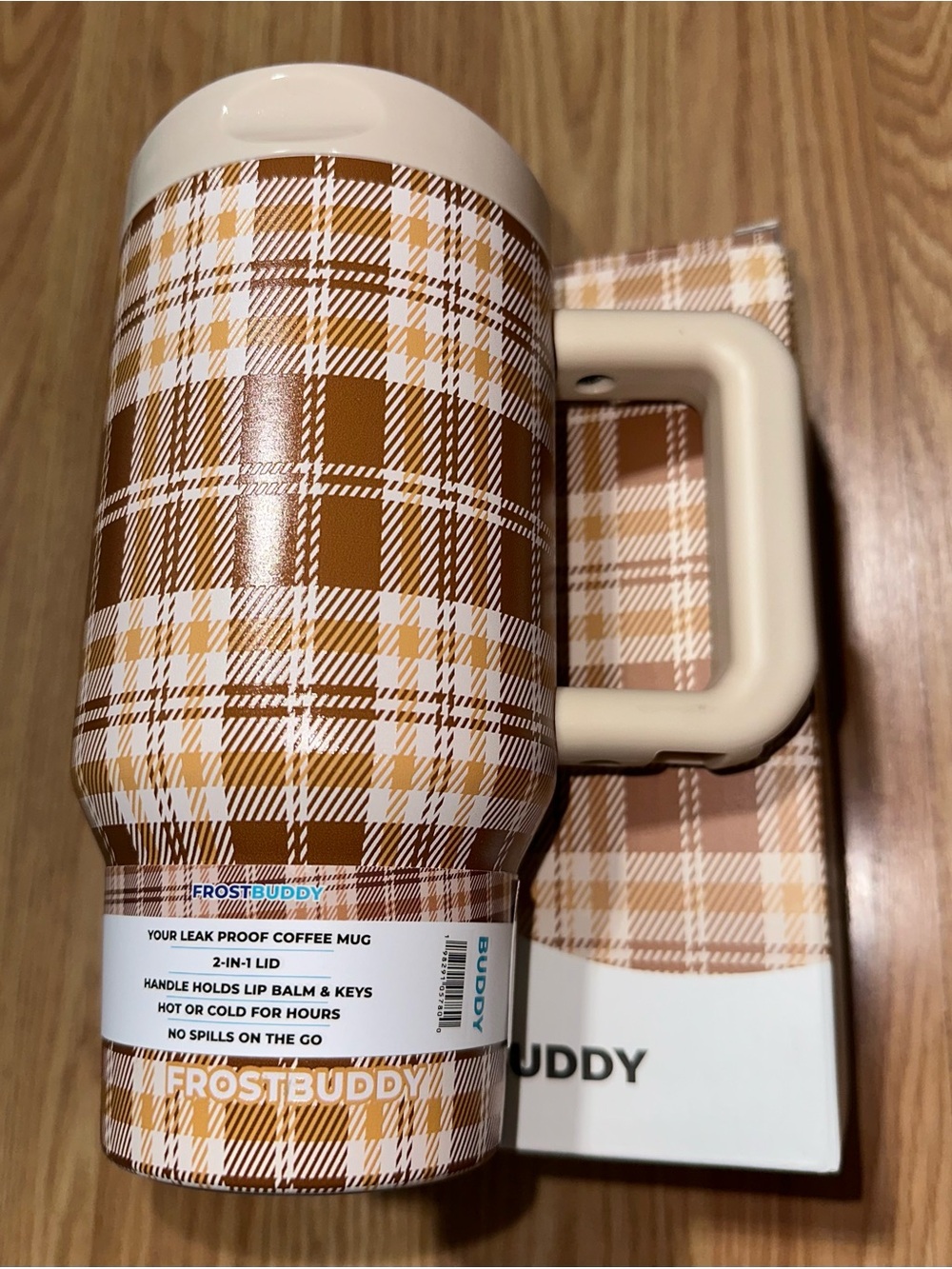 Frost Buddy Pumpkin Patch Plaid Mug Buddy